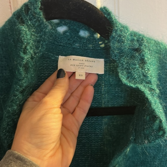 Sezane Angelita Dress Vert Émeraude - Size XS - Picture 4 of 6